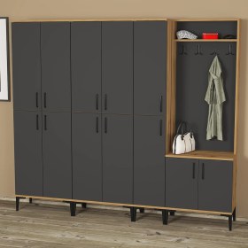Resim Kalender Dekor Rose-1-3-4-4 Portmanto Vestiyer Ayakkabılık RS06 