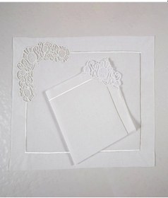 Resim Lara 4 Kişilik Amerikan Servisi & Peçete Beyaz 