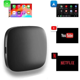 Resim RUGGED Carplay Wireless Android Multimedya Kablosuz Bağlantı Cihazı 4 Çekirdekli Akıcı Full Hd 1080P Wifi 