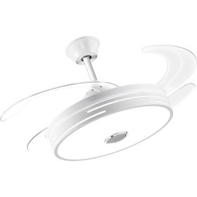 Resim Mutlusan Aydınlatmalı Tavan Vantilatörü Bluetoothlu + Kumandalı 