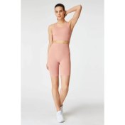 Resim Jerf Gela Şekillendirici Sport Biker Tayt Pastel Pembe 