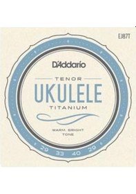 Resim D'addario Ej87t Ej Serisi Ukulele Tel Seti Tenor - Titanyum 