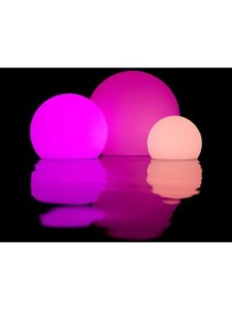 Resim May Plastik LED Işıklı Dekoratif Küre (Top) 