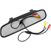 Resim Dvd Ekranlı Ve Geri Görüş Kameralı 4,3 İnç Hd Lcd Dikiz Aynası Ekranı - Araba Aksesuarları 