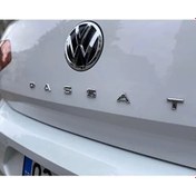 Resim KDM Oto Aksesuar Passat Yazısı Orjinal Krom Volkswagen Passat Bagaj Yazısı 
