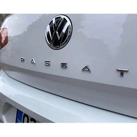 Resim KDM Oto Aksesuar Passat Yazısı Orjinal Krom Volkswagen Passat Bagaj Yazısı 