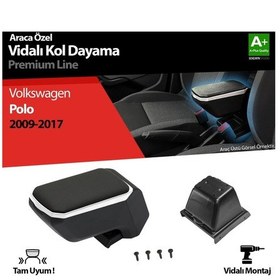 Resim Vw Polo 5 Abs Vidalı Kol Dayama Kolçak Gri 2009-2017 
