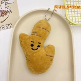 Resim OEMG Yeni Yaratıcı Sevimli Anahtarlık Karikatür Peluş Bebek Kolye Çok Yönlü Anahtarlık Kolye Çanta Bebek Çekicilik (Yurt Dışından) 