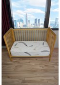 Resim Pure Sleep 80x35x15 Cm Ortopedik Sünger Bebek Ve Çocuk Yatağı Lüx Park Yatak Anne Yanı 