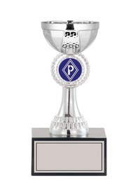 Resim Odak Kupa - Small Kupalar - S-007 C - 19 Cm Altın - Beyaz 