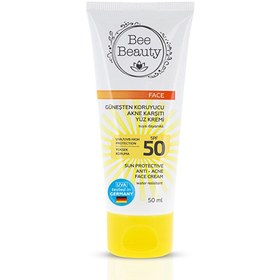Resim Bee Beauty Güneşten Koruyucu Akne Karşıtı Yüz Kremi 50 ml - Gratis 