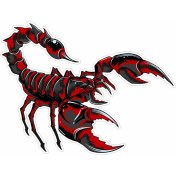 Resim Sticker Usta Akrep Antalyaspor Scorpion Araba Oto Motosiklet Karavan Sticker 00464 