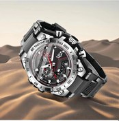 Resim Oldfriend Lıge Erkek Spor Saati Silvery Blue Işık Kadran 30m Suya Dayanıklı Kaliteli Diğer 