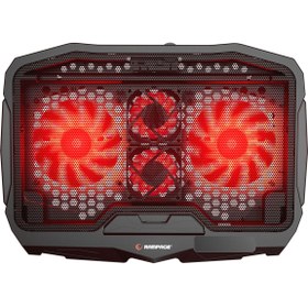 Resim Rampage Ad-rx34 X-frame Siyah 4 Adet Fanlı "9-17" Inç Notebook Soğutucu Stand 