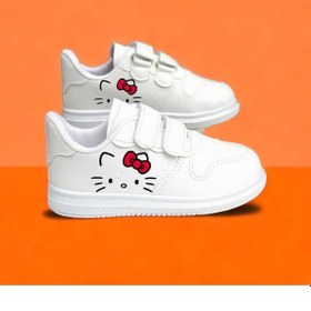 Resim Heloo Kit Özel Baskılı Sneaker Spor Ayakkabı Okul Beyaz 