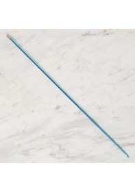 Resim Abarta 3,0mm Renkli Metal Gagalı Örgü Şiş Tunus Tığ 25cm- Mavi 1 Adet 