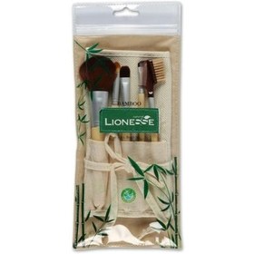 Resim Lionesse Naturel Bamboo Makyaj Fırçası Seti 