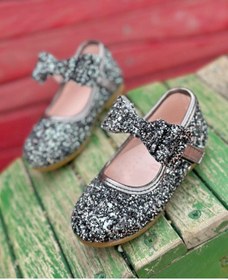 Resim Surpie Shoes Bantlı Pul Detaylı Ortopedik Babet, Kız Çocuk Babet 