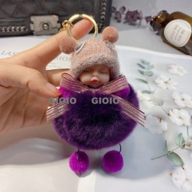 Resim Silver1 Gıoıo Yeni Ipek Eşarp Anahtarlık Kişiselleştirilmiş Inci Papyon Çanta Çekicilik Dokuma Anahtarlık (Yurt Dışından) 