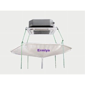 Resim Ermiya Csc-2 - Kaset Tavan Tipi Klima Temizleme Kiti Brandası +3 Mt Tahliye Hortumu+1 Lt Temizleme Sıvısı 