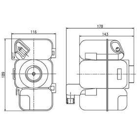 Resim Mahle Crt206000s - Genleşme Tankı Volvo S60/ V70/ S80/ Xc90 