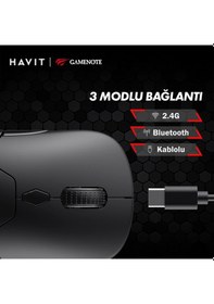 Resim Havit Gamenote MS963WB Rgb Wireless Oyuncu Mouse 