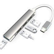 Resim Takamura Type - C 4 Girişli USB Çoğaltıcı Type-C To USB Hub 4 Ports 