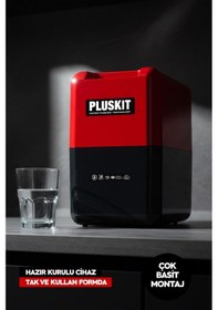 Resim Pluskit 8 Litre 15 Aşama Mineralli 75 Gpd Su Arıtma Cihazı Ks0010 