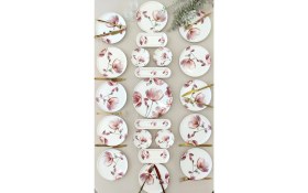 Resim Charming Rose 12 Kişilik 21 Parça Kahvaltı Takımı Kahvaltı Seti 