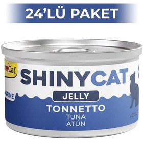 Resim Gimcat Shinycat Jöle İçinde Ton Balıklı Kedi Konservesi 24 x 70 G 