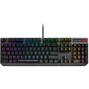 Resim Asus Rog Strix Scope Rx Aura Sync Mekanik Mavi Switch RGB Kablolu Klavye 