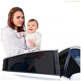 Resim Araba Araç Oto Yan Cam Güneşlik Örtü Perde Kılıf Güneşliği 