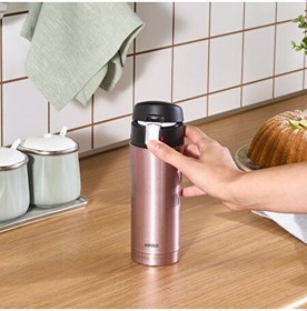 Resim Karaca Pluton Çelik Sızdırmaz Termos 450 ML Rose Gold 