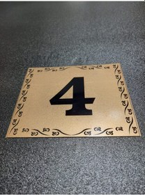 Resim Kapı Numarası 10X12 Cm (549059778) 