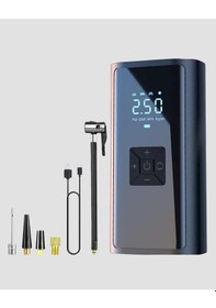 Resim Cn Taşınabilir 80w Kablosuz Lastik Şişirme Pompası Dijital Ekranlı Çok Renkli 