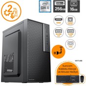 Resim SUNCOM Raks Frc101 I5-4460 16gb 256gb Ssd M.2 Wifi Freedos Masaüstü Bilgisayar 