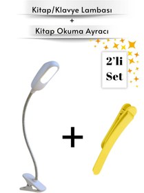 Resim Axe Tools Taşınabilir Kitap Okuma Lambası ve Esnek Kitap Ayracı Seti – Göz Yormayan Işık, Pratik Tasarım 