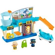 Resim Fisher Price Little People Eğlenceli Havaalanı Oyun Seti HTJ26 