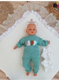 Resim Kışlık Bebek Kundağı Unisex Bebek Dış Kundak Battaniyesi Hastane Çıkışı Kundak Battaniye Kahverengi 