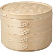 Resim Buharda Pişirici Bambu Ikea Hacim 5 L 16 Cm Buharda Pişirici 