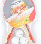 Resim Sportive Eagle Masa Tenisi Seti (2 Raket + 3 Top) 