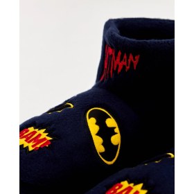 Resim Chirpy S - Lacivert Batman Yazılı Kadın Panduf Tekstil Ev Kullanımı İçin Rahat 