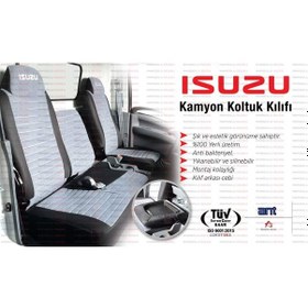 Resim Koltuk Kılıfı Npr75 10-16 Gri-siyah 