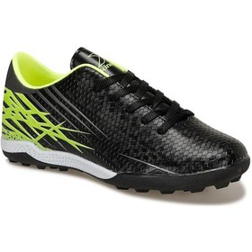 Resim Kinetix Zonzı Siyah Neon Erkek Halı Saha Ayakkabısı Siyah - Yeşil 
