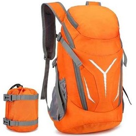 Resim Pazly 30l Hafif Katlanabilir Su Geçirmez Sırt Çantası - Bisiklet, Kamp, Dağcılık, Seyahat, Okul Turuncu Turuncu 