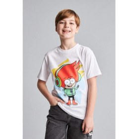 Resim DeFacto Süper 1 Takım New Regular Fit Bisiklet Yaka Kısa Kollu Tişört Erkek Çocuk H7928A826HS 