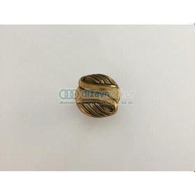 Resim Antik Bronz Kaplama Düğme Kulp 