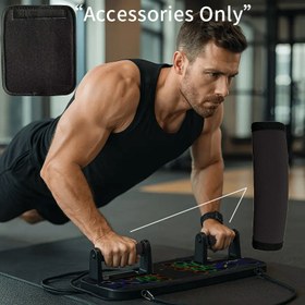 Resim 1 Adet Tutuş Eğitim Aparatı - Göğüs ve Omuz Güçlendirici, Kaymaz Ter Dirençli Ekipman, Katlanabilir Taşınabilir - Spor Salonu, Açık Hava Antrenmanları İçin - Fitness Tutkunları ve Vücut Geliştirme Aksesuarları İçin İdeal (Güç Gerektirmez) 