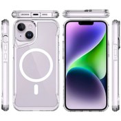 Resim İphone 15 Plus Uyumlu Zore Magsafe Şarj Özellikli T 