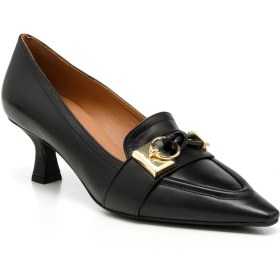 Resim Kadın Topuklu/ Stiletto 64N1 Frau Nappa Nero (Black) 